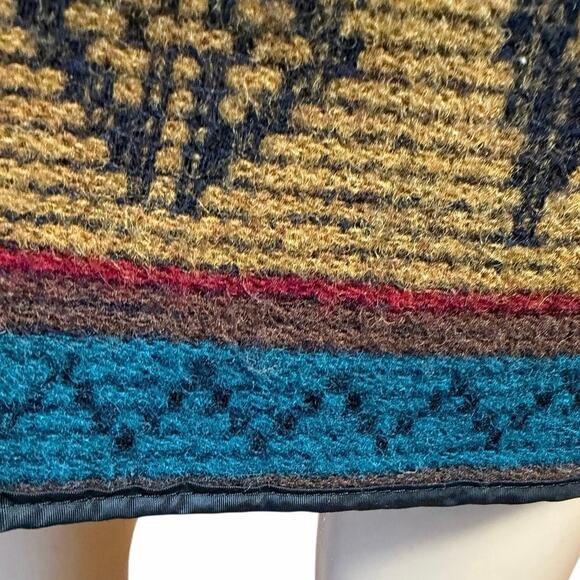 VTG Woolrich Field Barn Jacket Wool Liner Aztec Southwestern USA Women SZ Large - Picture 10 of 16